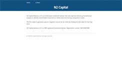 Desktop Screenshot of n2capital.com