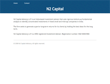 Tablet Screenshot of n2capital.com